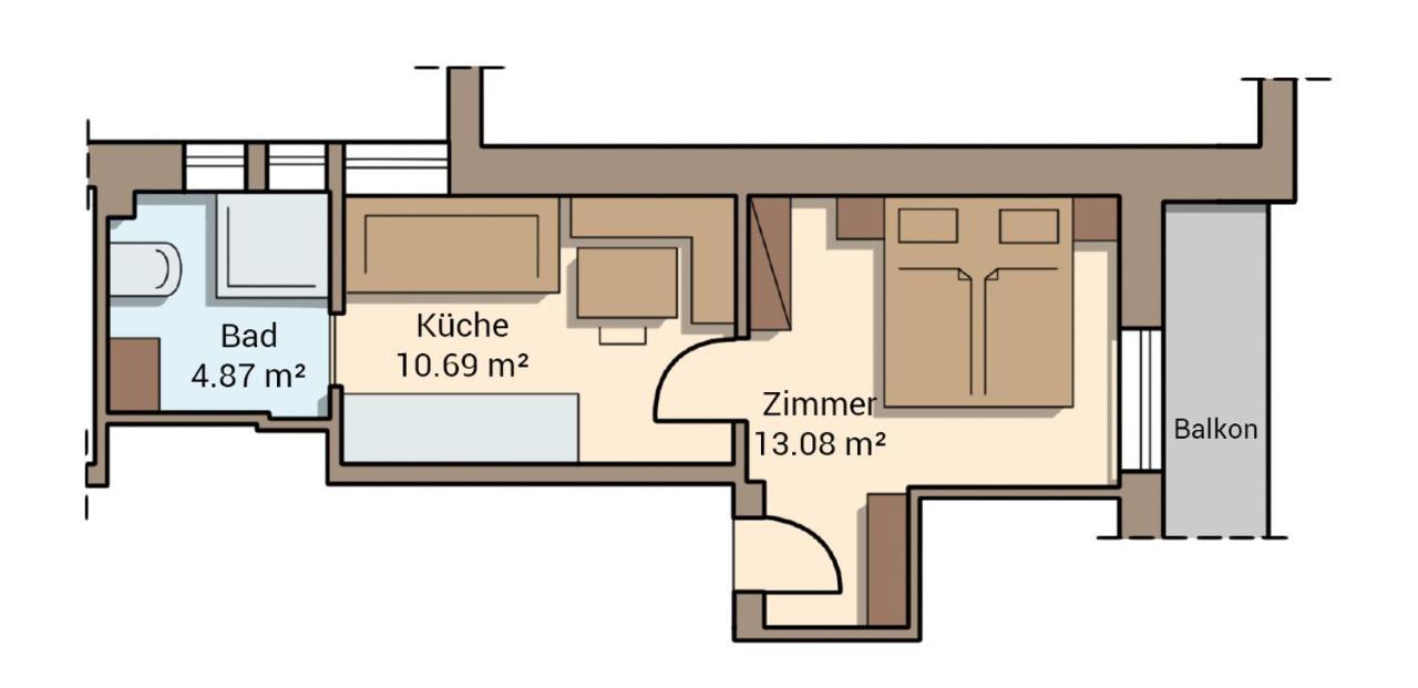 Apart Tyrol Umhausen Værelse billede